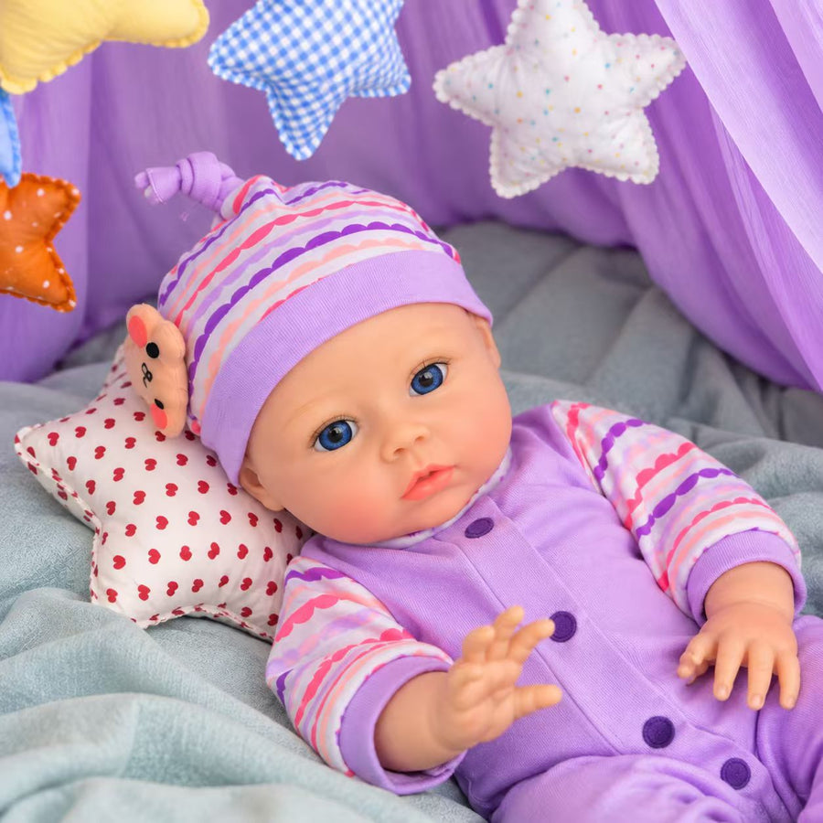 Elowen | 16" Full Body Silicone Reborn Baby Doll – Open Eyes