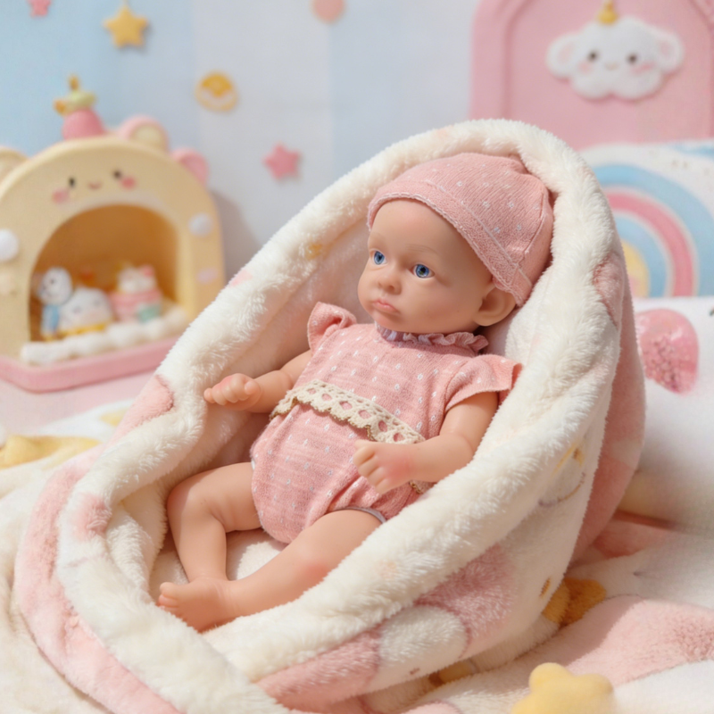 Willa Cute Sleeping Reborn Doll, Real Touch Newborn Toy, Gift & Collectible Doll