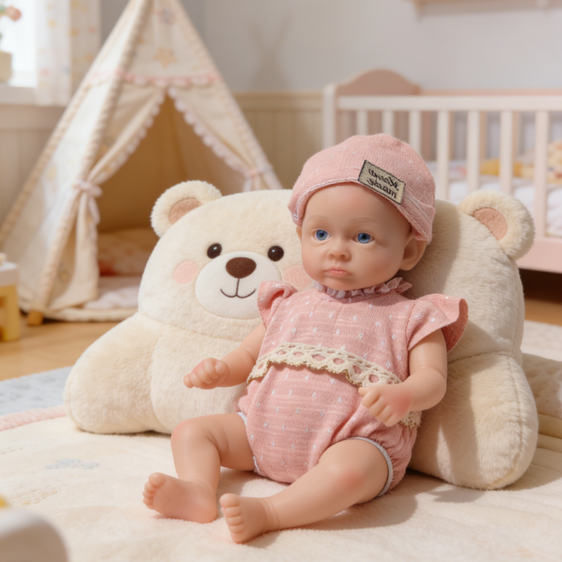 Willa Cute Sleeping Reborn Doll, Real Touch Newborn Toy, Gift & Collectible Doll