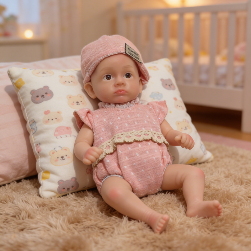 Willa Cute Sleeping Reborn Doll, Real Touch Newborn Toy, Gift & Collectible Doll