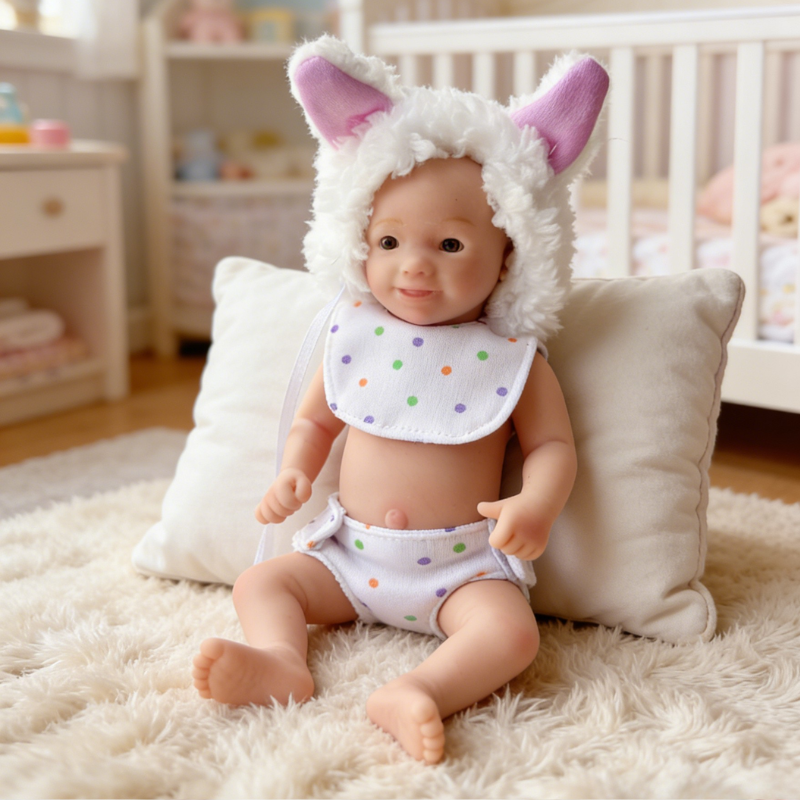 Willa Cute Sleeping Reborn Doll, Real Touch Newborn Toy, Gift & Collectible Doll