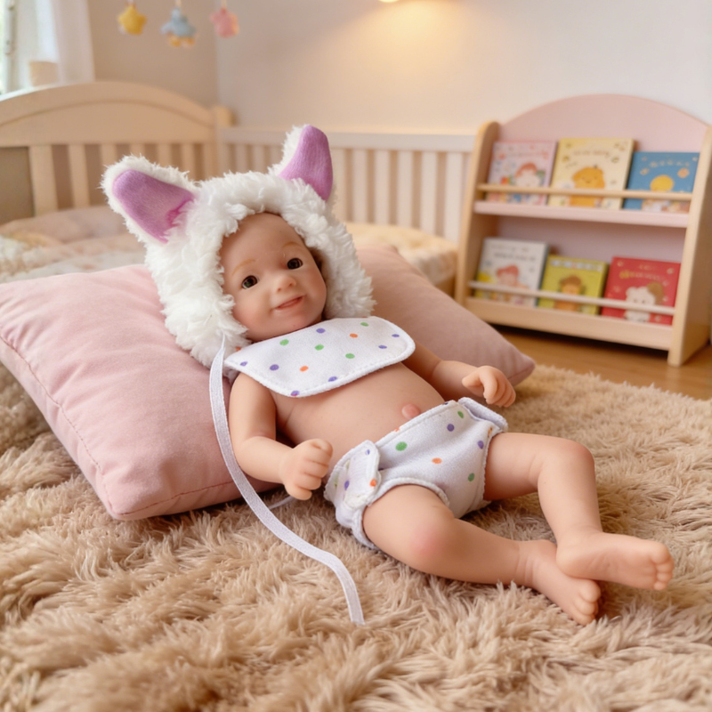 Willa Cute Sleeping Reborn Doll, Real Touch Newborn Toy, Gift & Collectible Doll