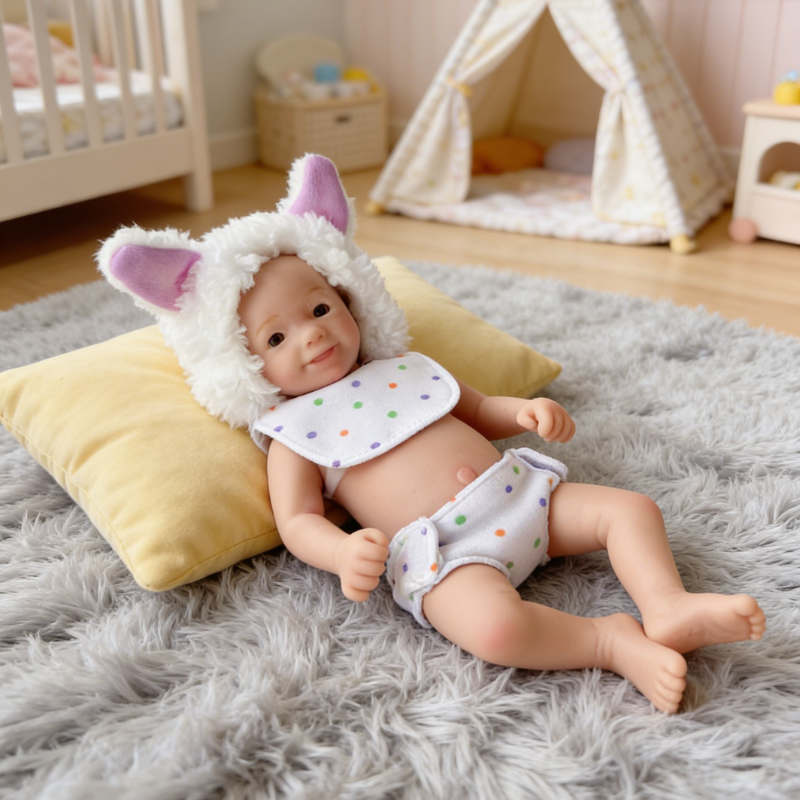 Willa Cute Sleeping Reborn Doll, Real Touch Newborn Toy, Gift & Collectible Doll