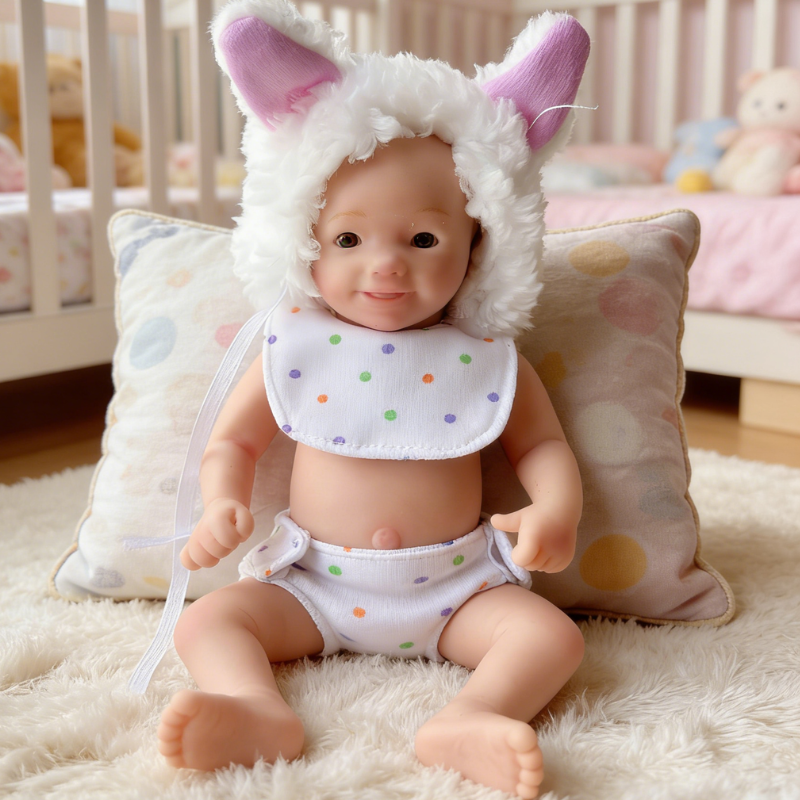 Willa Cute Sleeping Reborn Doll, Real Touch Newborn Toy, Gift & Collectible Doll