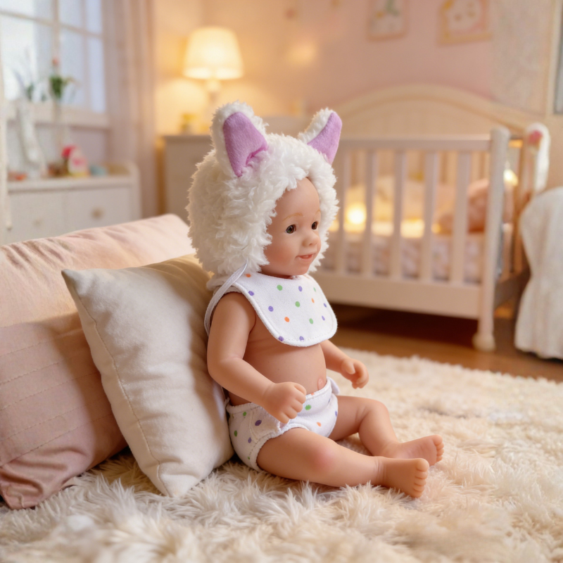 Willa Cute Sleeping Reborn Doll, Real Touch Newborn Toy, Gift & Collectible Doll