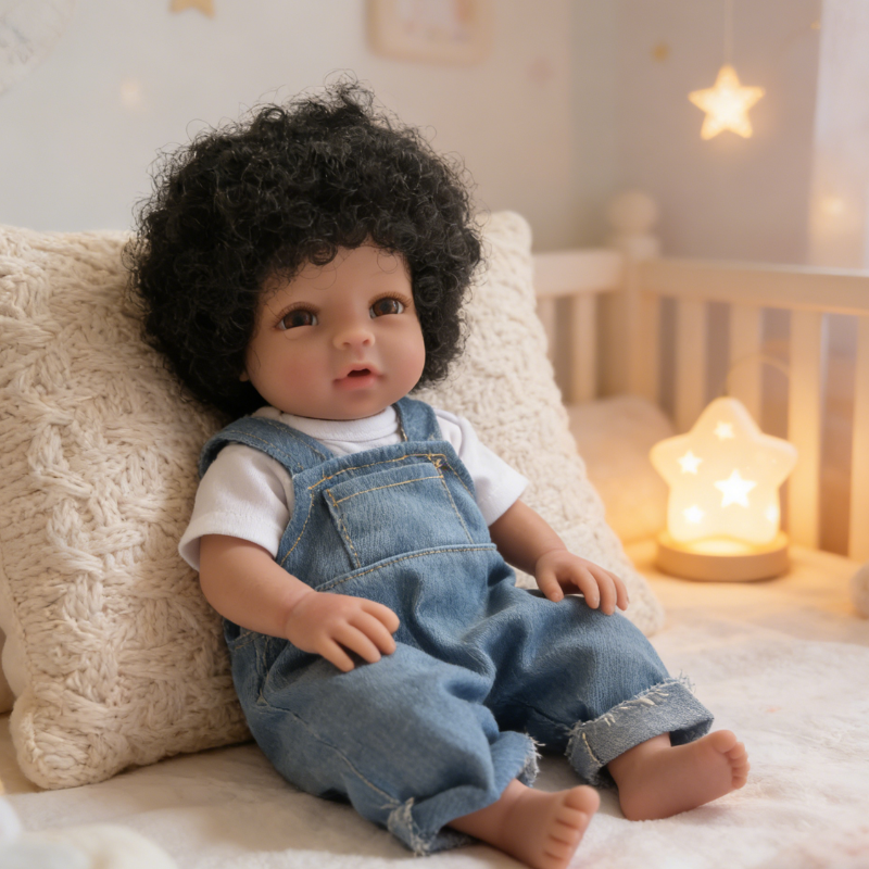 13Inch Lila Cute Sleeping Reborn Doll, Real Touch Newborn Toy, Gift & Collectible Doll