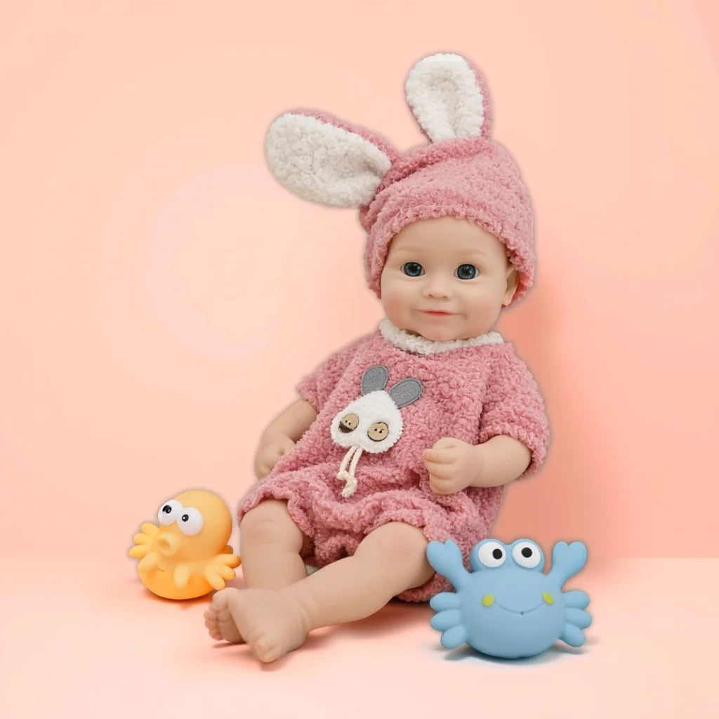 Mali Cute Sleeping Reborn Doll, Real Touch Newborn Toy, Gift & Collectible Doll