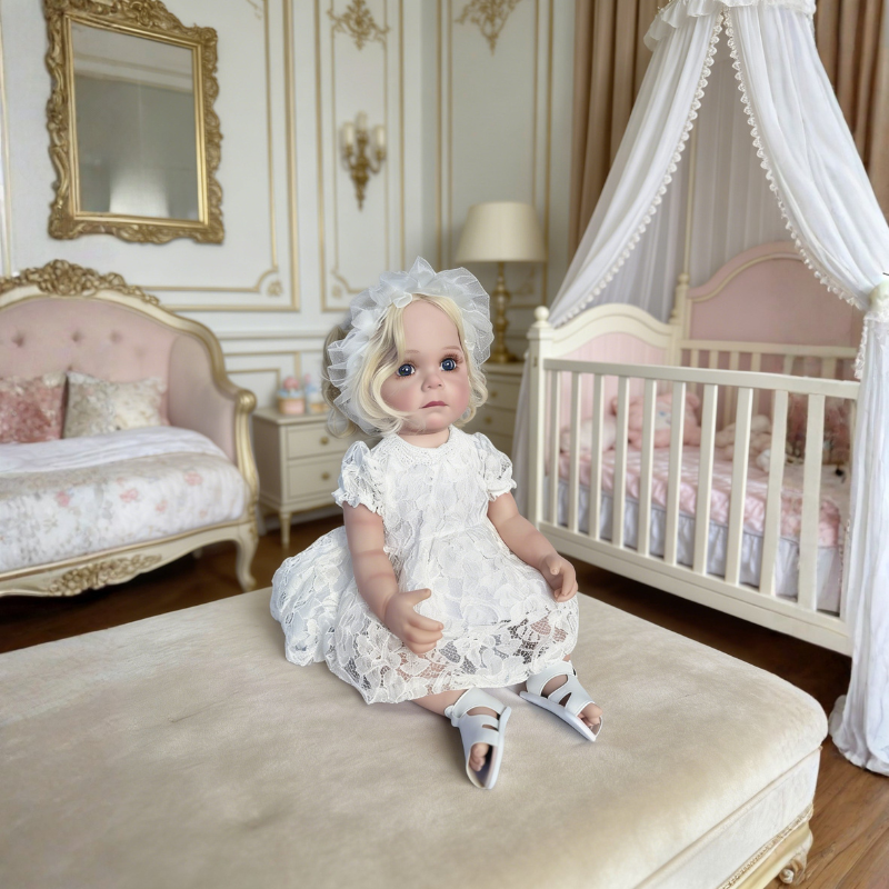 Bonnie 22 Inch Realistic Newborn Baby Doll, Soft Lifelike Reborn Doll Gift for Kids