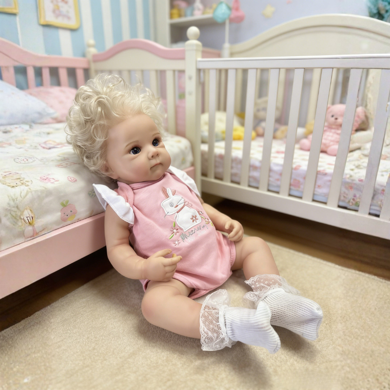 Mia 20 Inch Realistic Reborn Doll, Poseable & Cute Home Companion Doll