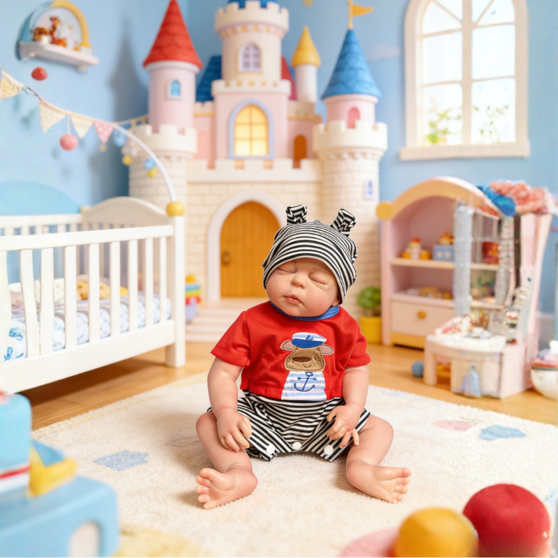18 Inch Realistic Baby Doll Zoe, Soft Lifelike Poseable Reborn Companion