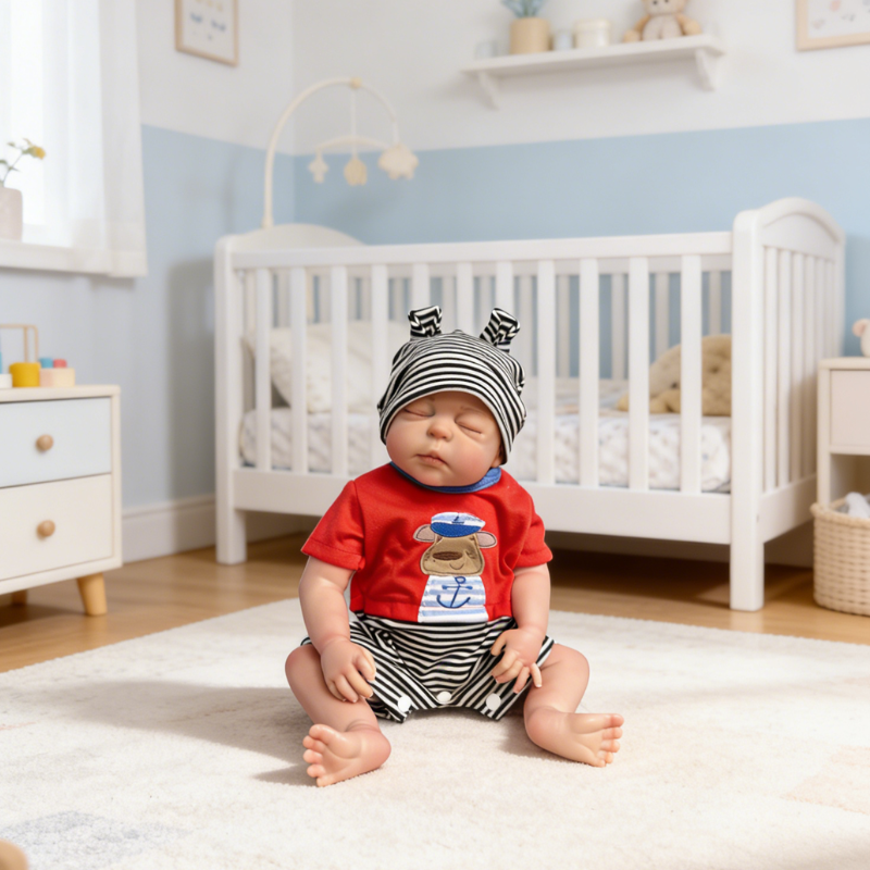 18 Inch Realistic Baby Doll Zoe, Soft Lifelike Poseable Reborn Companion