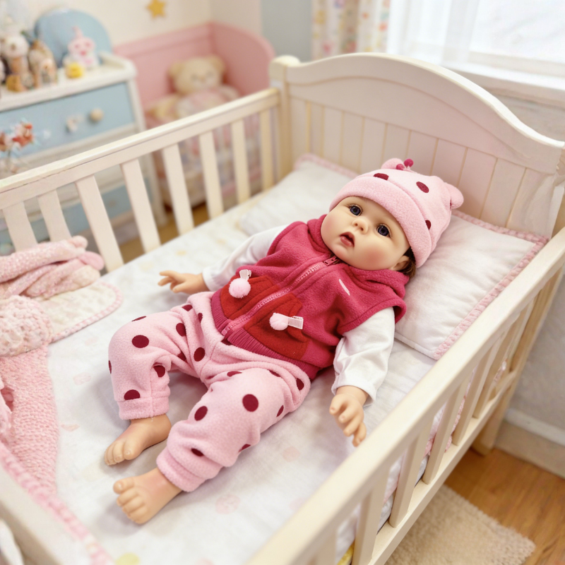 18/22 Inch Realistic Baby Doll Ella, Soft Lifelike Poseable Reborn Companion