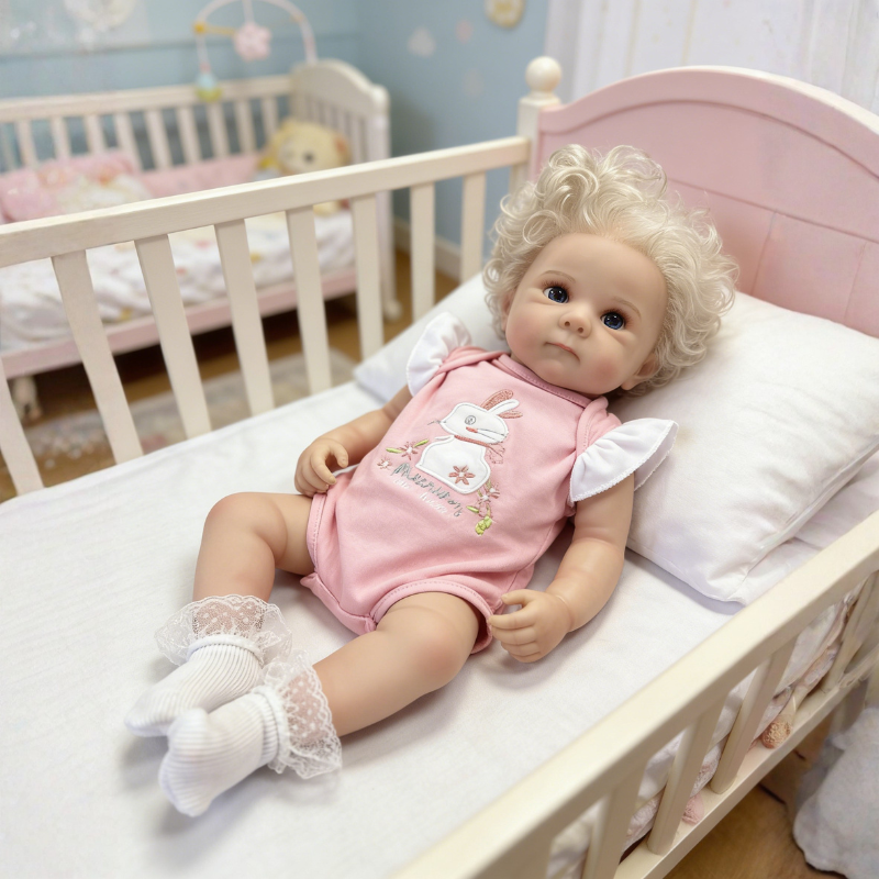 Mia 20 Inch Realistic Reborn Doll, Poseable & Cute Home Companion Doll