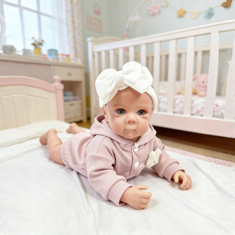 Mia 20 Inch Realistic Reborn Doll, Poseable & Cute Home Companion Doll