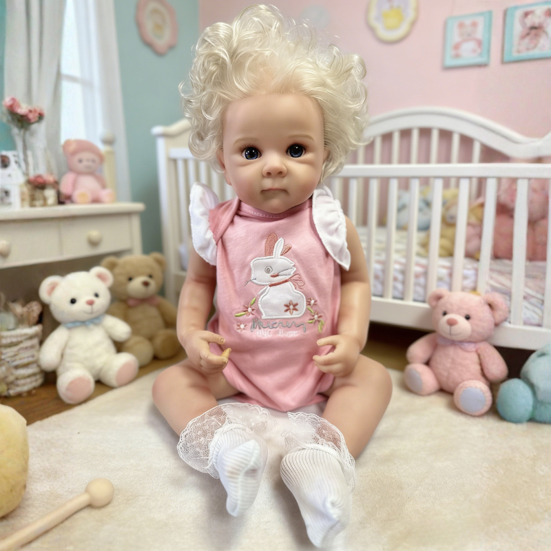 Mia 20 Inch Realistic Reborn Doll, Poseable & Cute Home Companion Doll