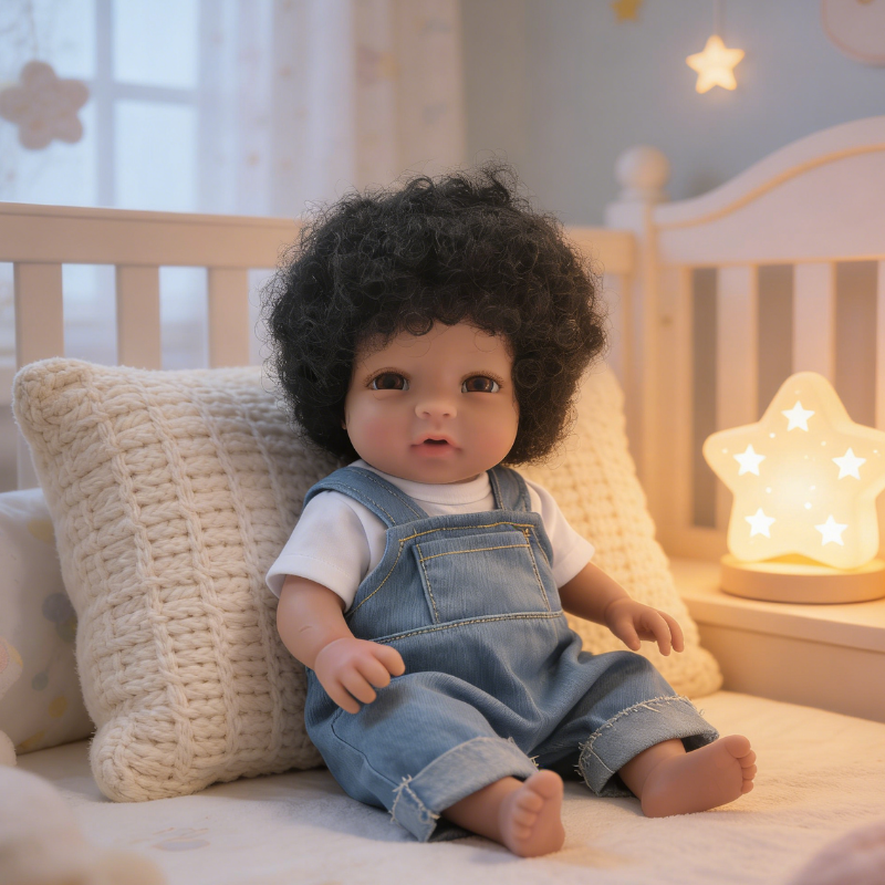 13Inch Lila Cute Sleeping Reborn Doll, Real Touch Newborn Toy, Gift & Collectible Doll