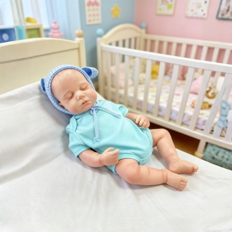 18 Inch Realistic Baby Doll Lily, Soft Lifelike Poseable Reborn Companion