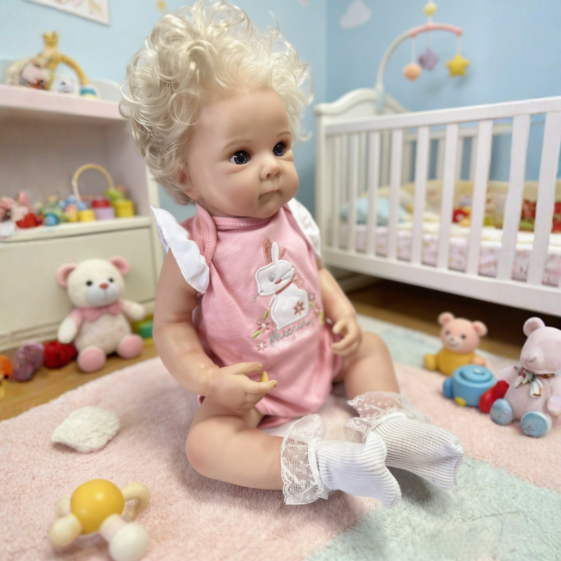 Mia 20 Inch Realistic Reborn Doll, Poseable & Cute Home Companion Doll
