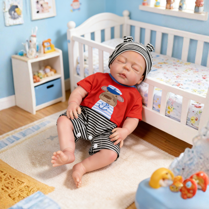 18 Inch Realistic Baby Doll Zoe, Soft Lifelike Poseable Reborn Companion