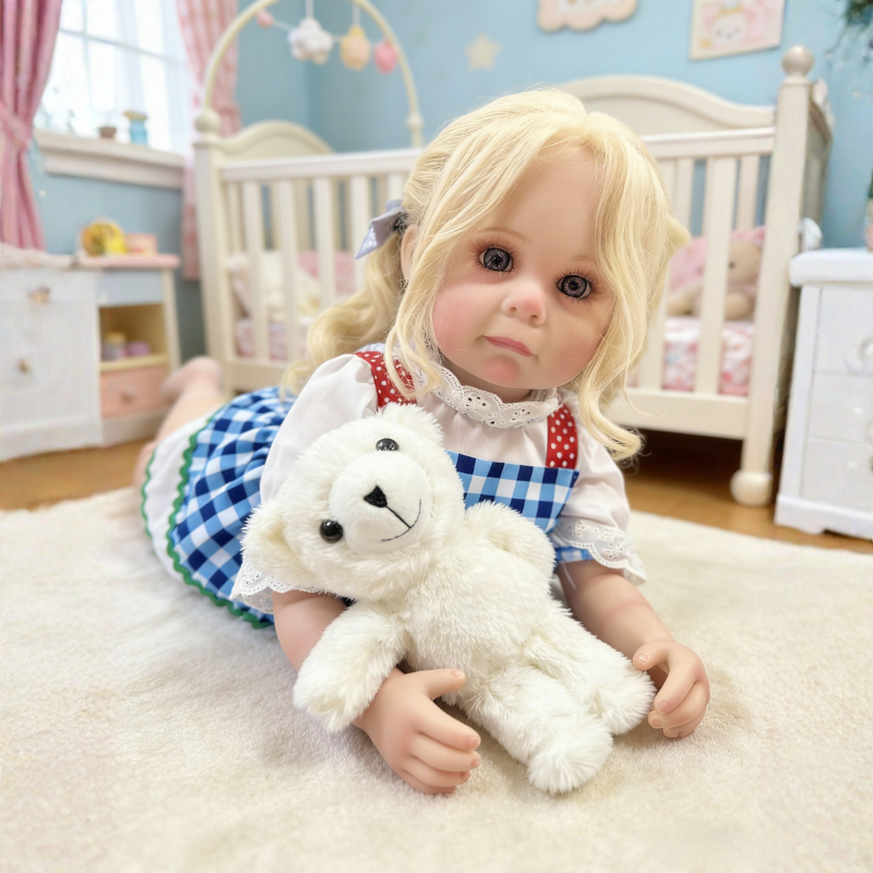 Bonnie 22 Inch Realistic Newborn Baby Doll, Soft Lifelike Reborn Doll Gift for Kids