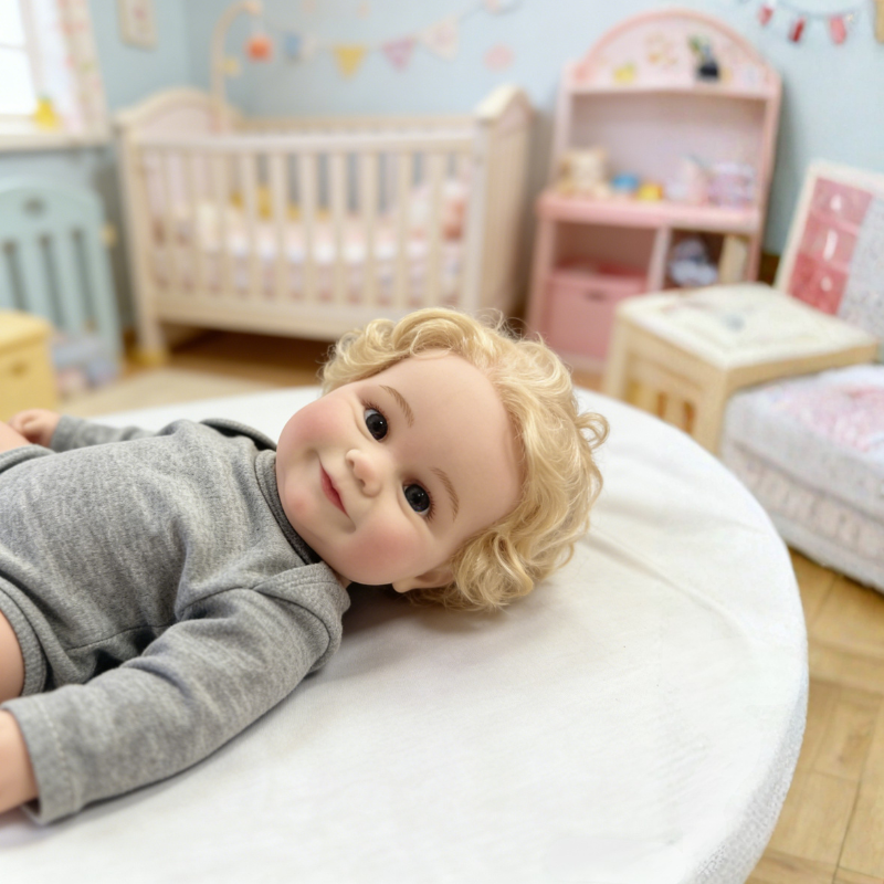 Grace 20 Inch Realistic Reborn Doll, Poseable & Cute Home Companion Doll