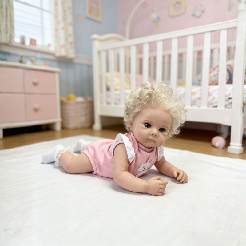 Mia 20 Inch Realistic Reborn Doll, Poseable & Cute Home Companion Doll