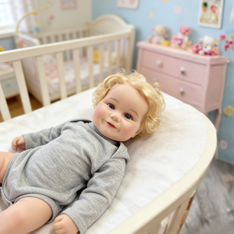 Grace 20 Inch Realistic Reborn Doll, Poseable & Cute Home Companion Doll