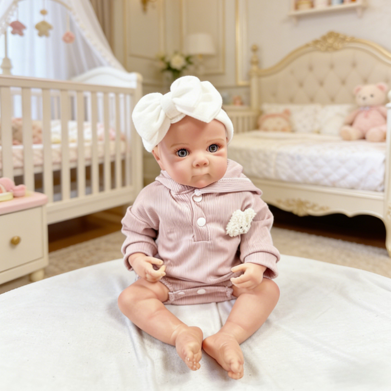 Mia 20 Inch Realistic Reborn Doll, Poseable & Cute Home Companion Doll
