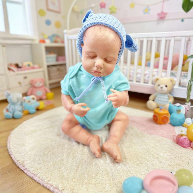 18 Inch Realistic Baby Doll Lily, Soft Lifelike Poseable Reborn Companion