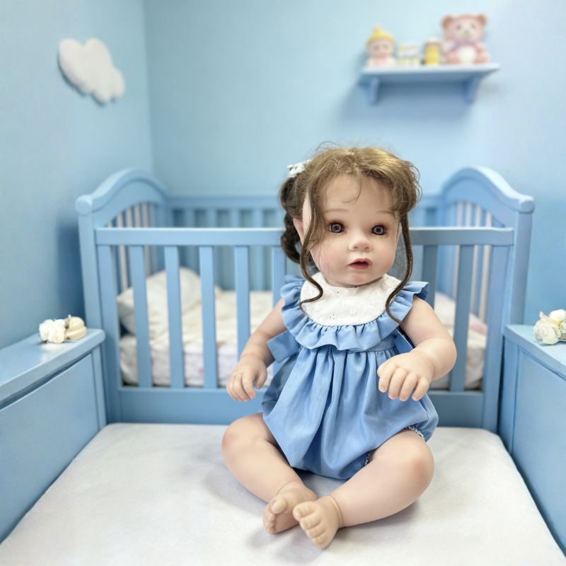 24 Inch Large Realistic Baby Chloe, Soft Skin-Friendly Gift Doll