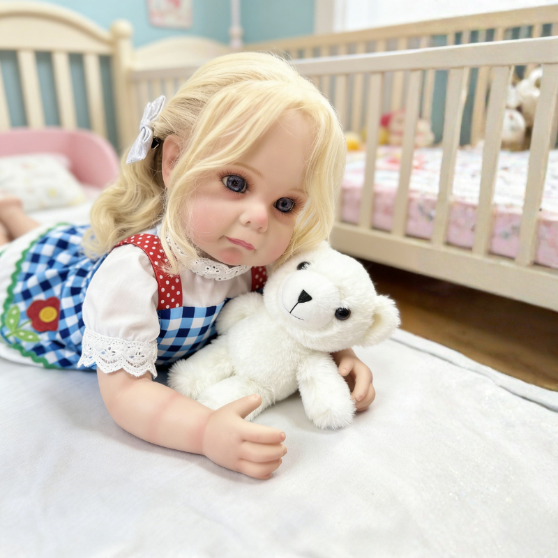 Bonnie 22 Inch Realistic Newborn Baby Doll, Soft Lifelike Reborn Doll Gift for Kids