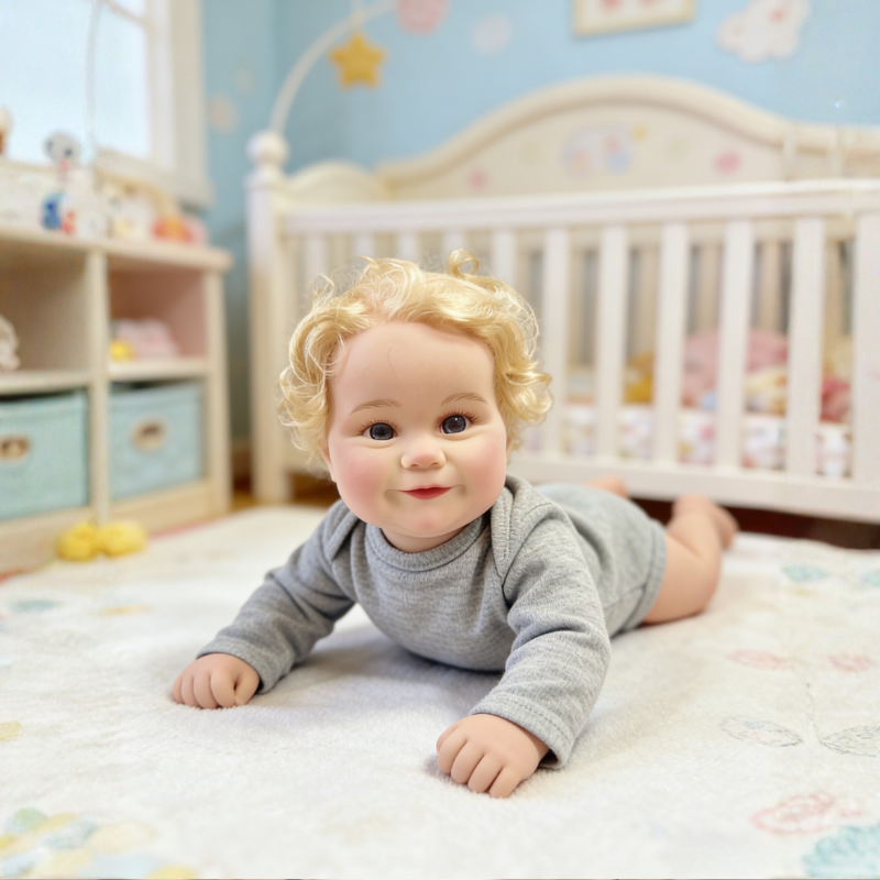 Grace 20 Inch Realistic Reborn Doll, Poseable & Cute Home Companion Doll