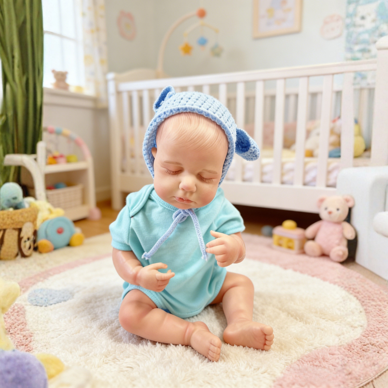 18 Inch Realistic Baby Doll Lily, Soft Lifelike Poseable Reborn Companion