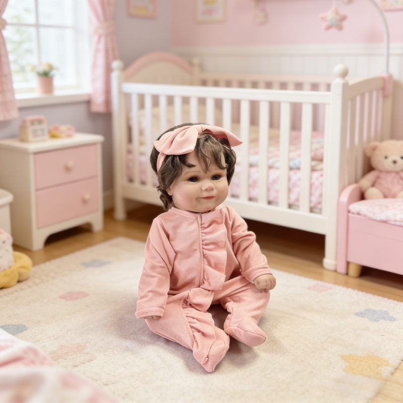Grace 20 Inch Realistic Reborn Doll, Poseable & Cute Home Companion Doll