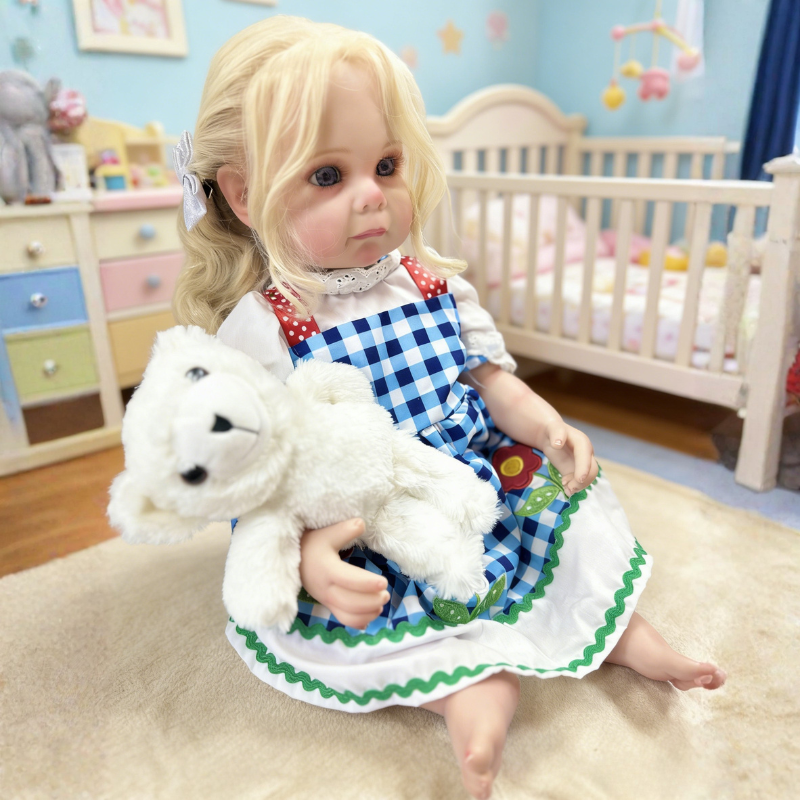 Bonnie 22 Inch Realistic Newborn Baby Doll, Soft Lifelike Reborn Doll Gift for Kids