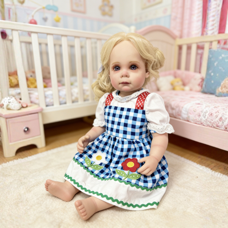 Bonnie 22 Inch Realistic Newborn Baby Doll, Soft Lifelike Reborn Doll Gift for Kids