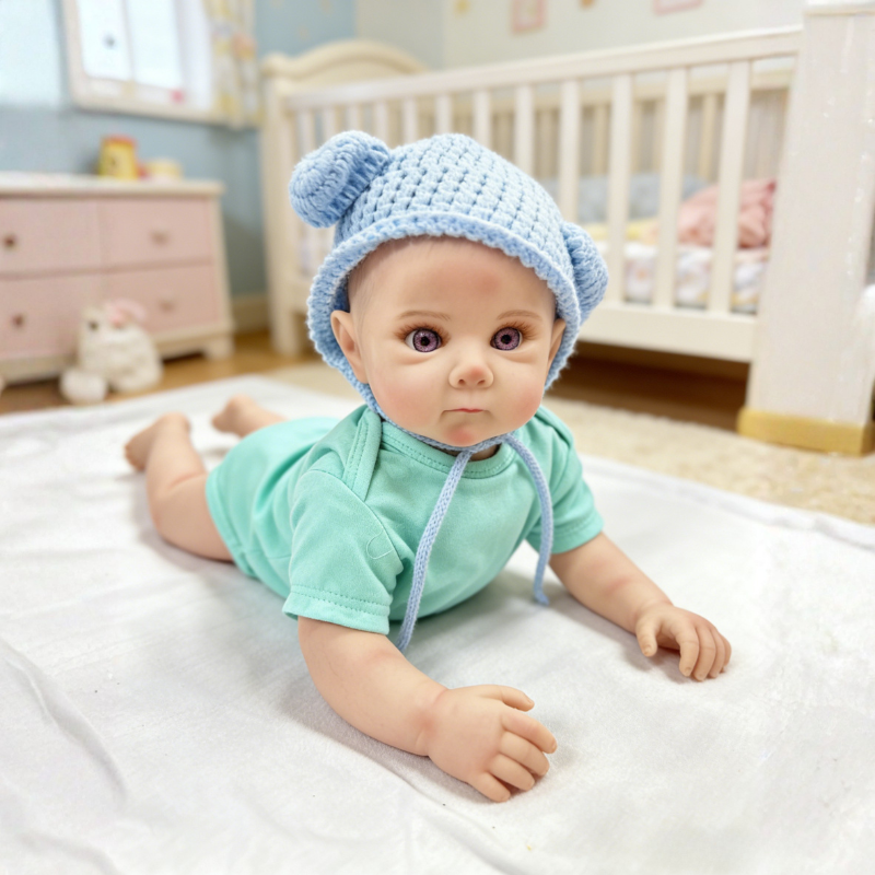 Mia 20 Inch Realistic Reborn Doll, Poseable & Cute Home Companion Doll