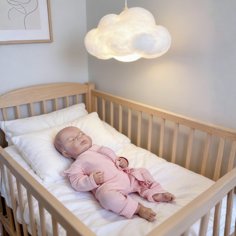 18 Inch Realistic Baby Doll Lily, Soft Lifelike Poseable Reborn Companion