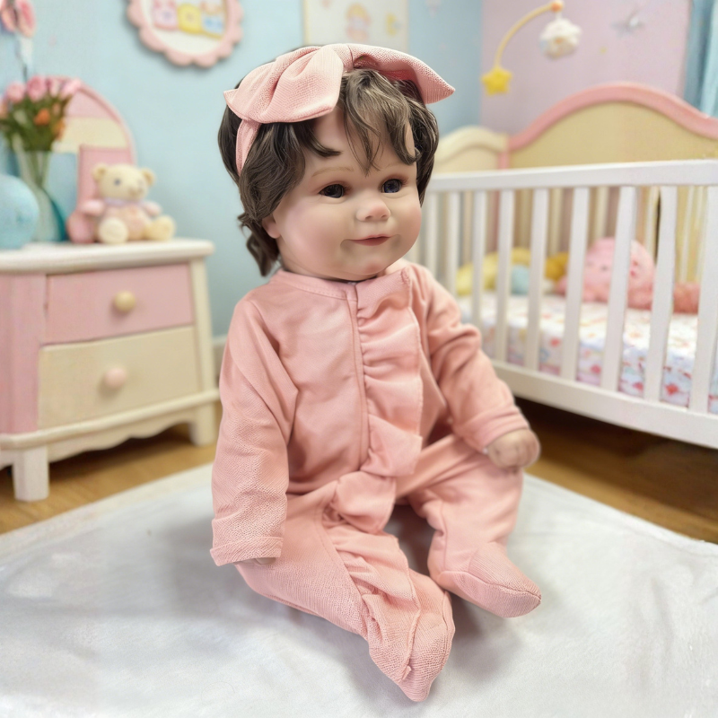 Grace 20 Inch Realistic Reborn Doll, Poseable & Cute Home Companion Doll