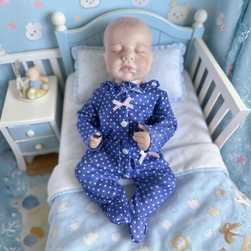 18 Inch Realistic Baby Doll Lily, Soft Lifelike Poseable Reborn Companion