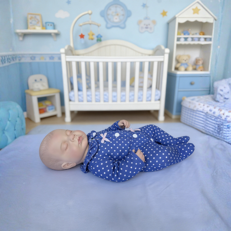 18 Inch Realistic Baby Doll Lily, Soft Lifelike Poseable Reborn Companion