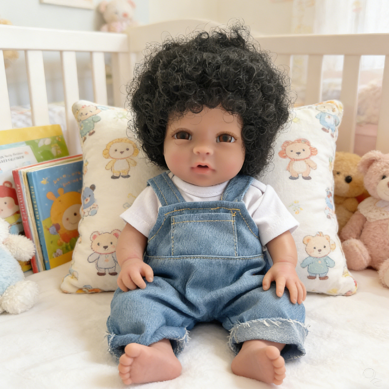 13Inch Lila Cute Sleeping Reborn Doll, Real Touch Newborn Toy, Gift & Collectible Doll