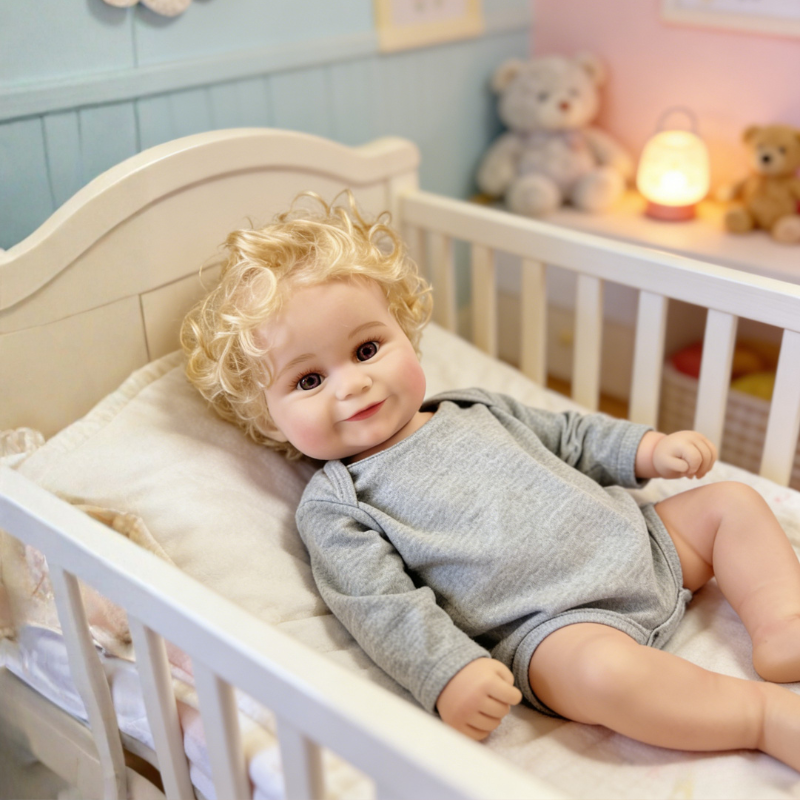 Grace 20 Inch Realistic Reborn Doll, Poseable & Cute Home Companion Doll