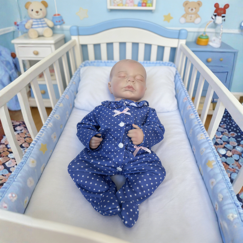 Nora 18 Inch Realistic Newborn Doll, Skin-Friendly Poseable Comfort Gift for Kids