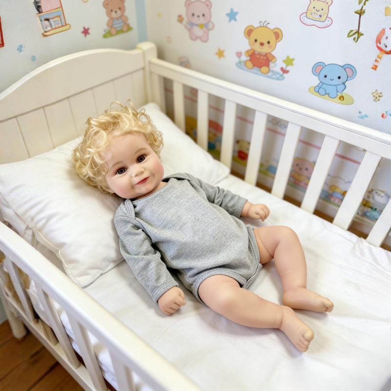 Grace 20 Inch Realistic Reborn Doll, Poseable & Cute Home Companion Doll