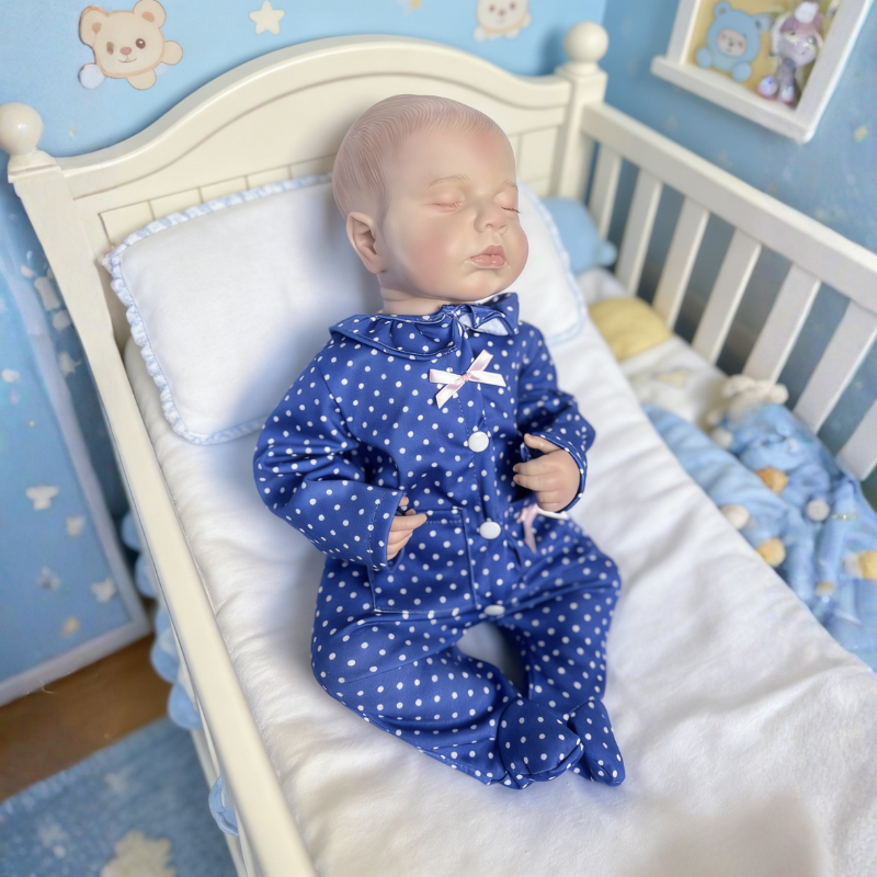 18 Inch Realistic Baby Doll Lily, Soft Lifelike Poseable Reborn Companion