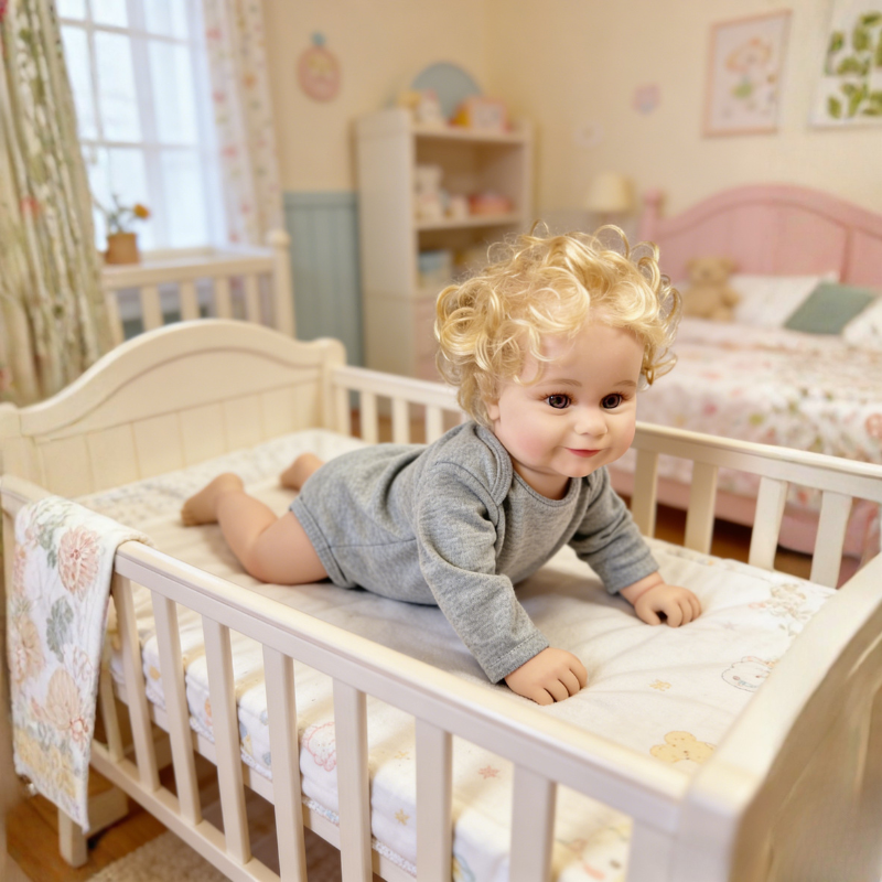Grace 20 Inch Realistic Reborn Doll, Poseable & Cute Home Companion Doll
