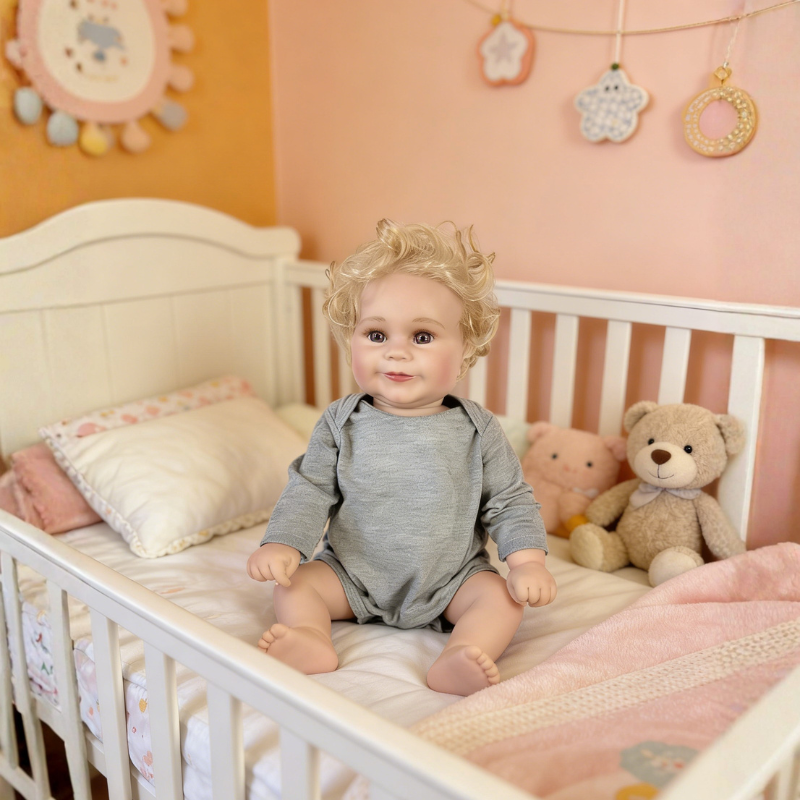 Grace 20 Inch Realistic Reborn Doll, Poseable & Cute Home Companion Doll