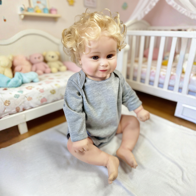Grace 20 Inch Realistic Reborn Doll, Poseable & Cute Home Companion Doll