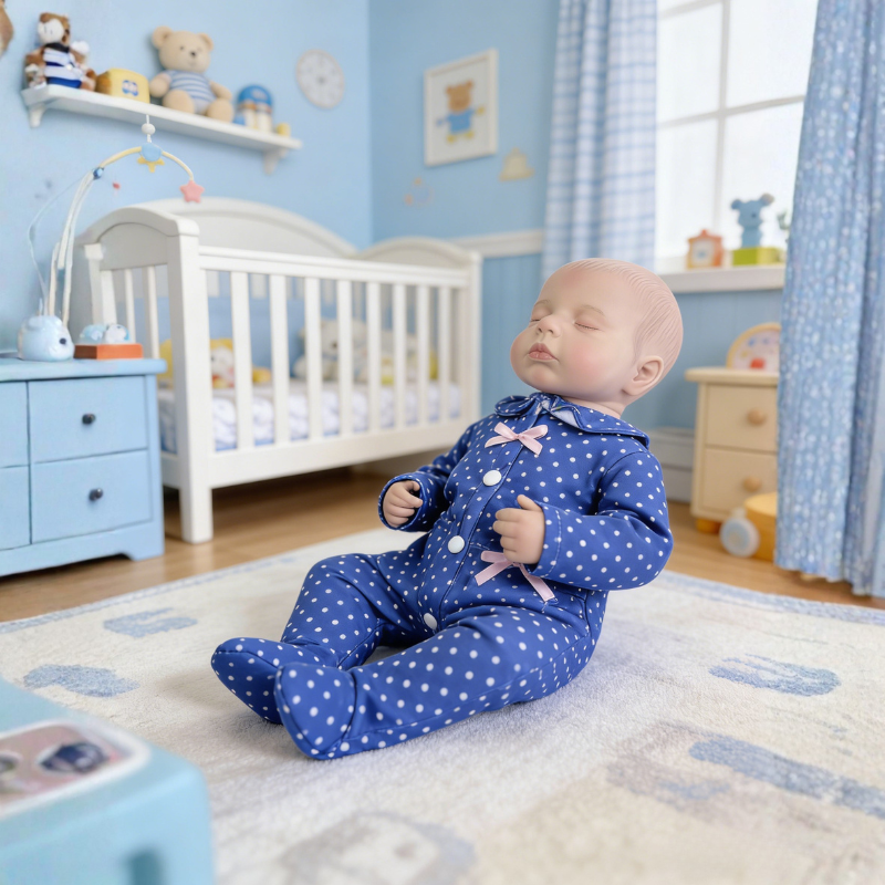 18 Inch Realistic Baby Doll Lily, Soft Lifelike Poseable Reborn Companion